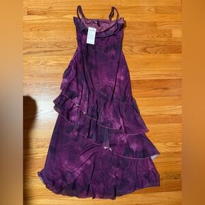Purple Ruffled Dress BRAND NEW with tags
